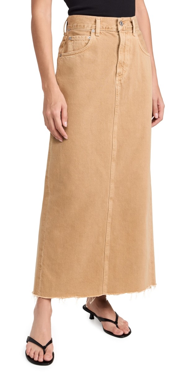 Citizens of Humanity Verona Column Skirt Seychelles