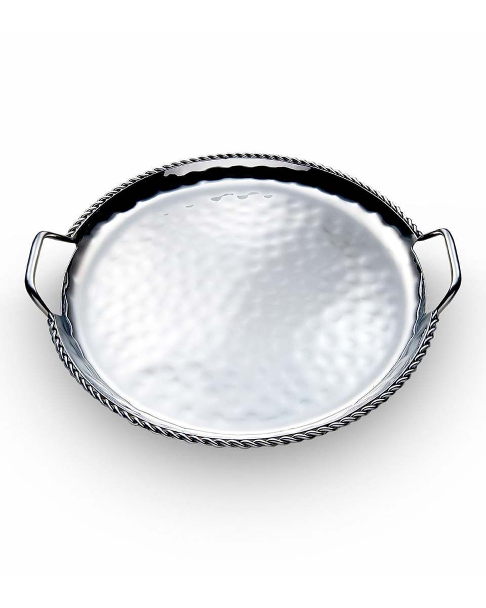 Paloma Round Tray with Handles