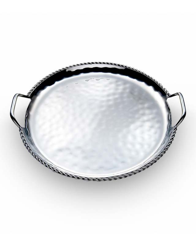 Paloma Round Tray with Handles