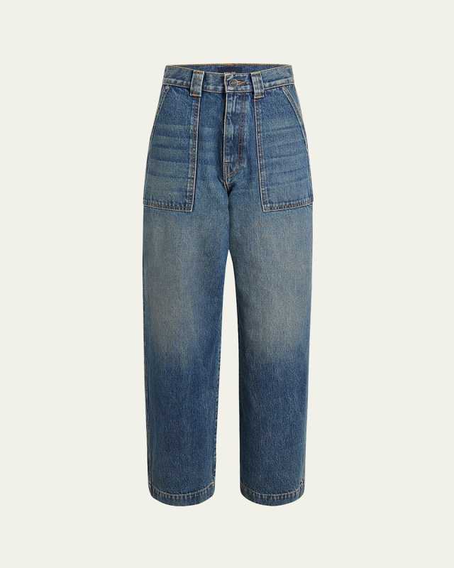 Hewitt Wide-Leg Jeans