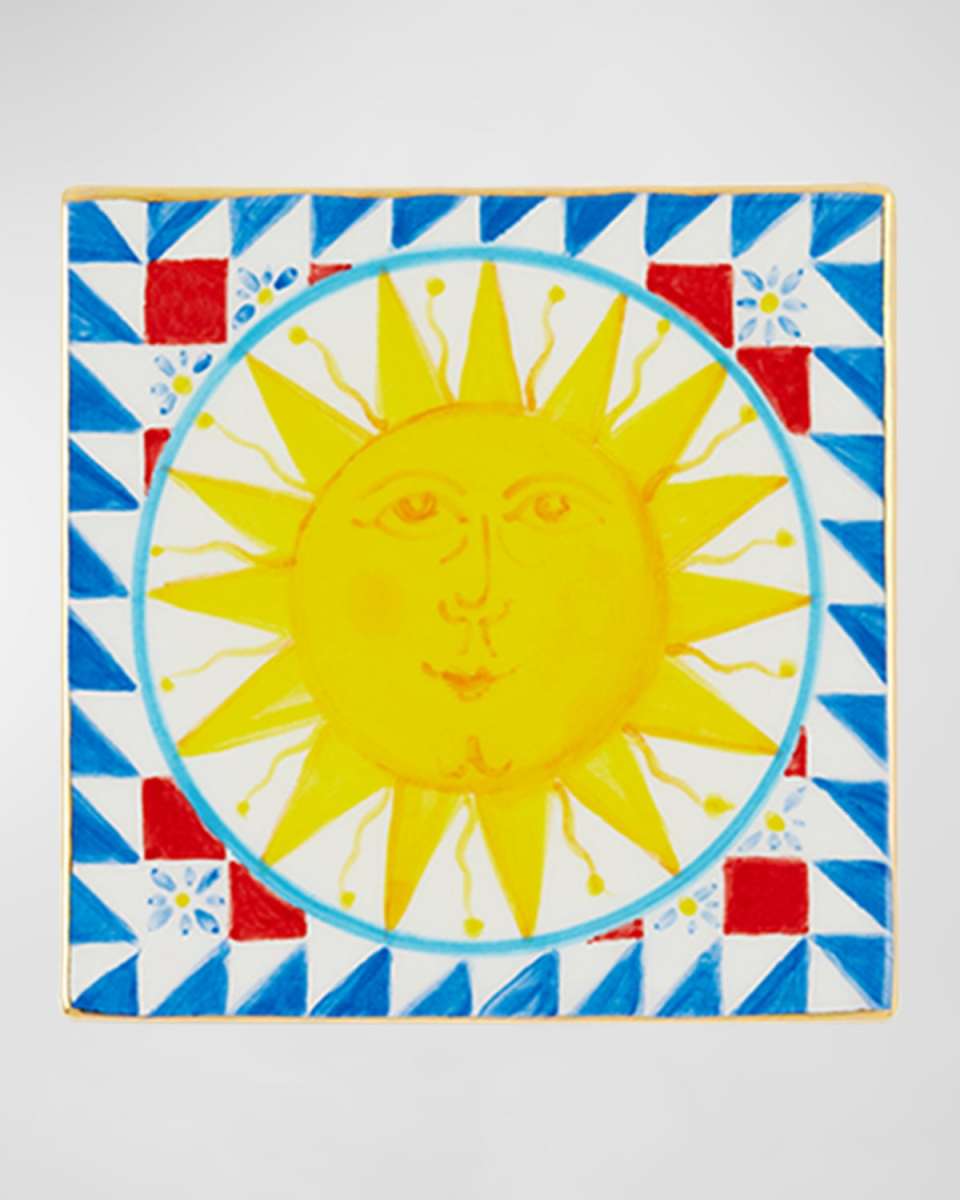 Carretto Square Ceramic Medium Coaster