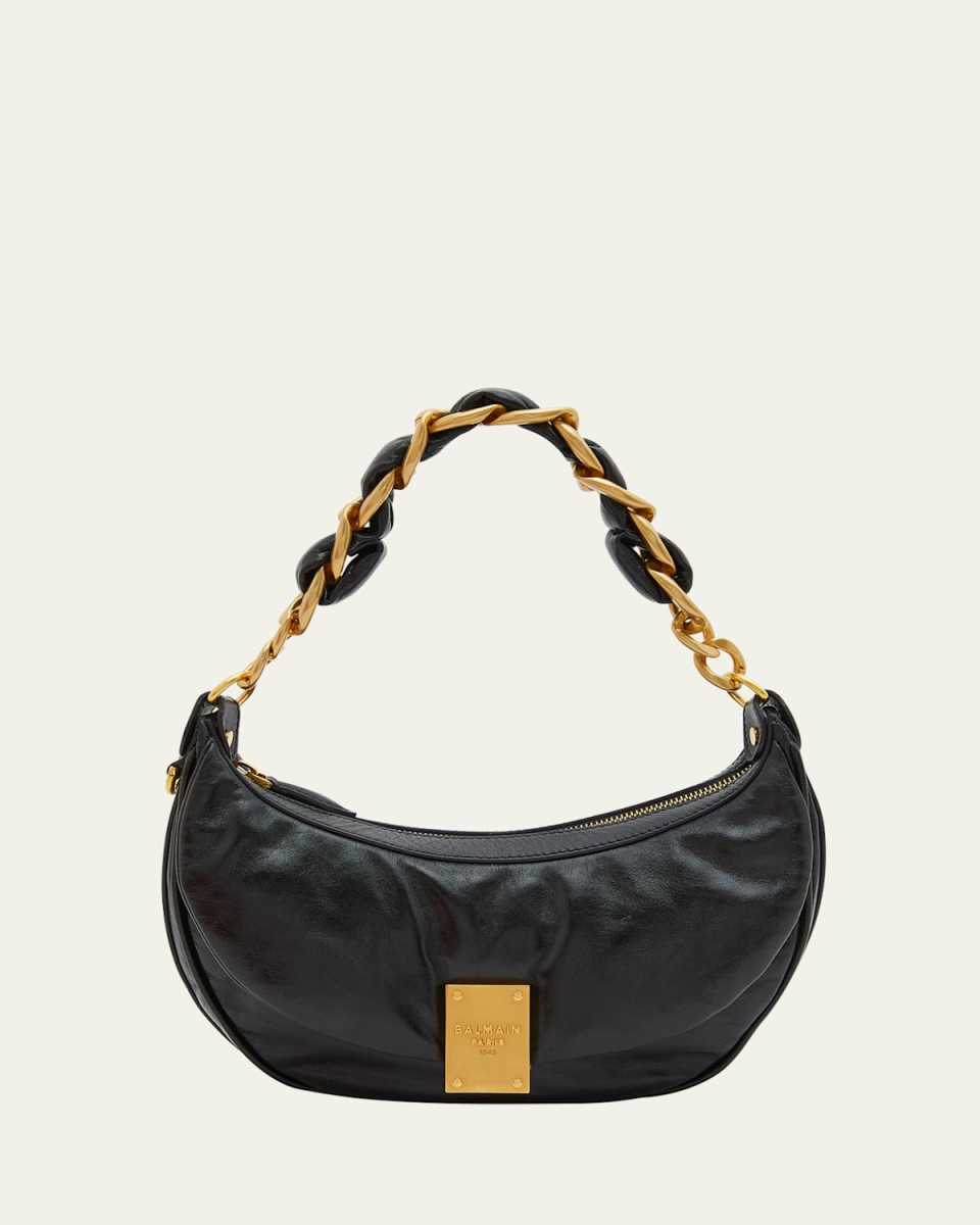 1945 Soft Hobo Bag in Crinkled Leather