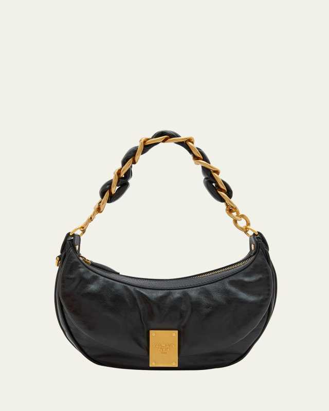 1945 Soft Hobo Bag in Crinkled Leather