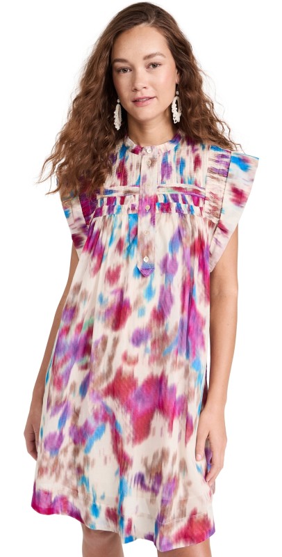Isabel Marant Étoile Leazali Dress Beige/Raspberry
