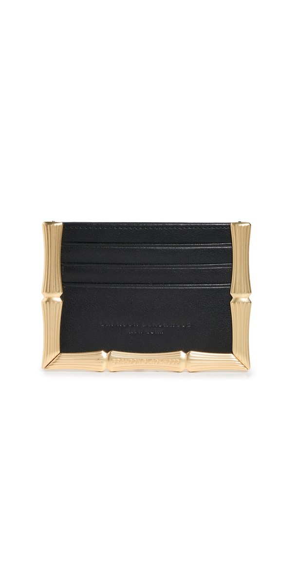 Brandon Blackwood Bamboo Card Holder Black
