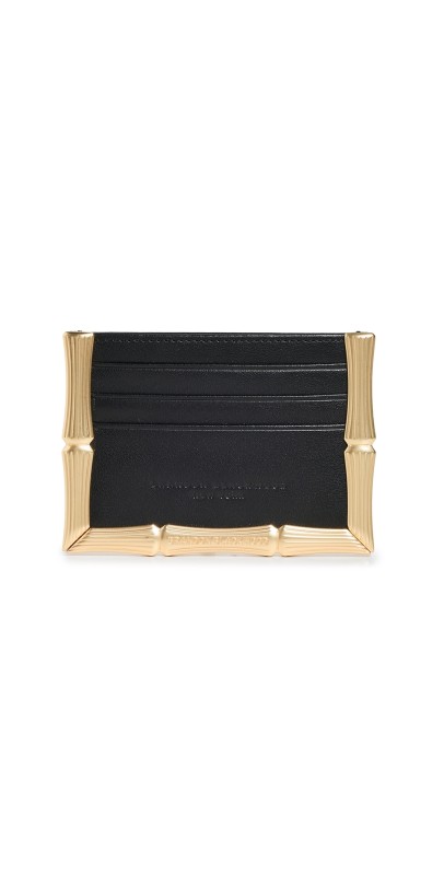 Brandon Blackwood Bamboo Card Holder Black