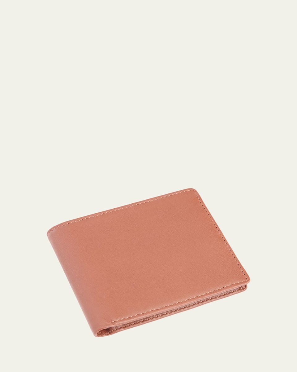 Personalized Leather RFID Blocking Trifold Wallet