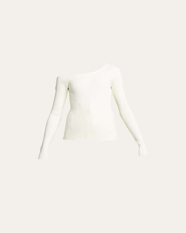 Off-Shoulder Ribbed Top