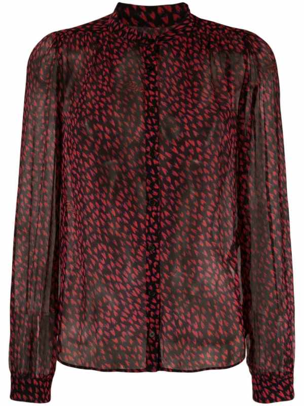 Tino Crush semi-sheer shirt