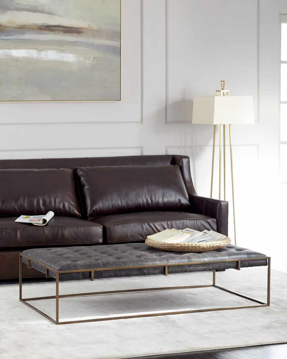 Leroy Leather Coffee Table