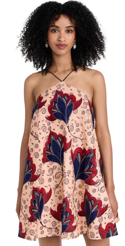 Mangishi Doll Didi Halter Dress Peachy