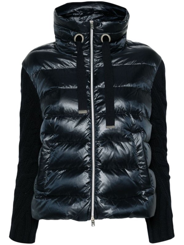 panelled-design padded jacket
