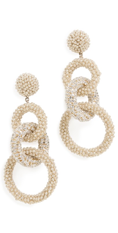 Deepa Gurnani Deepa by Deepa Gurnani Sienna Earrings Silver