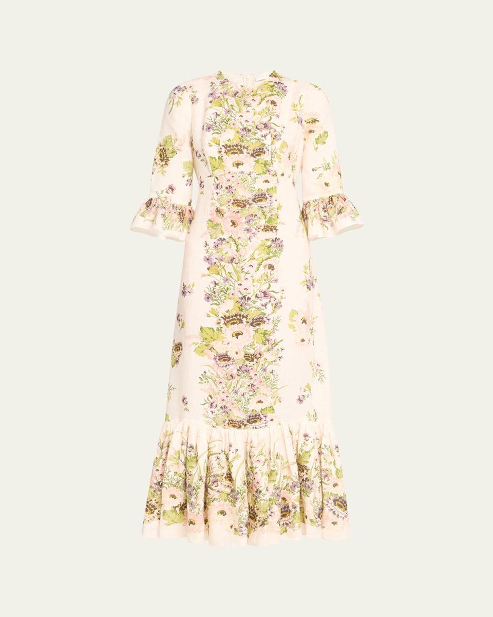 Halliday Frill Sleeve Dress