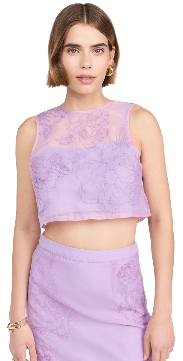 Cinq à Sept Etta Top Lilac