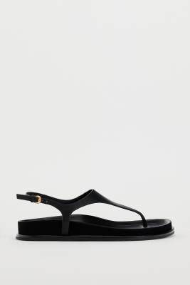 ZARA FLAT LEATHER SANDALS