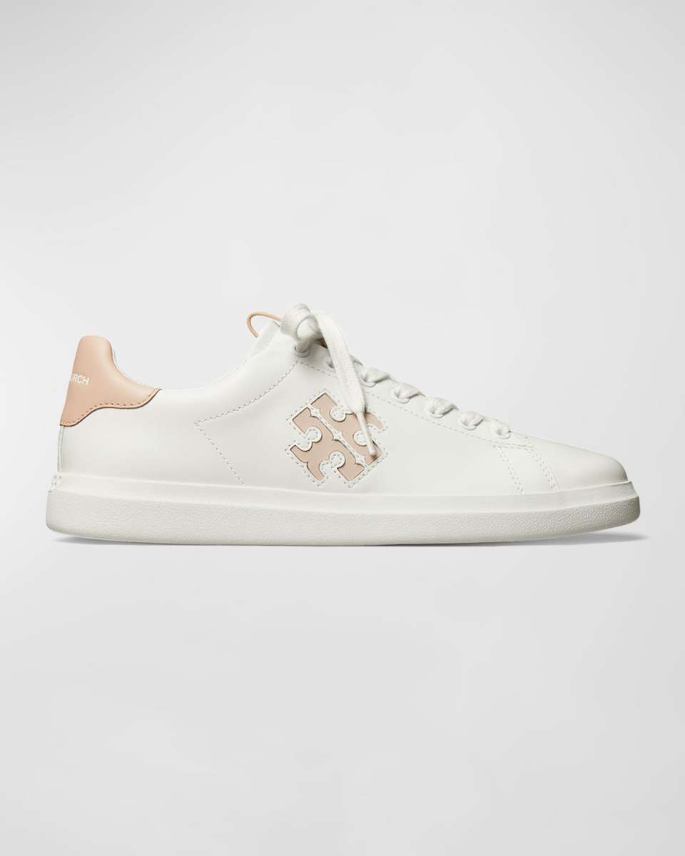 Double T Howell Low-Top Leather Sneakers