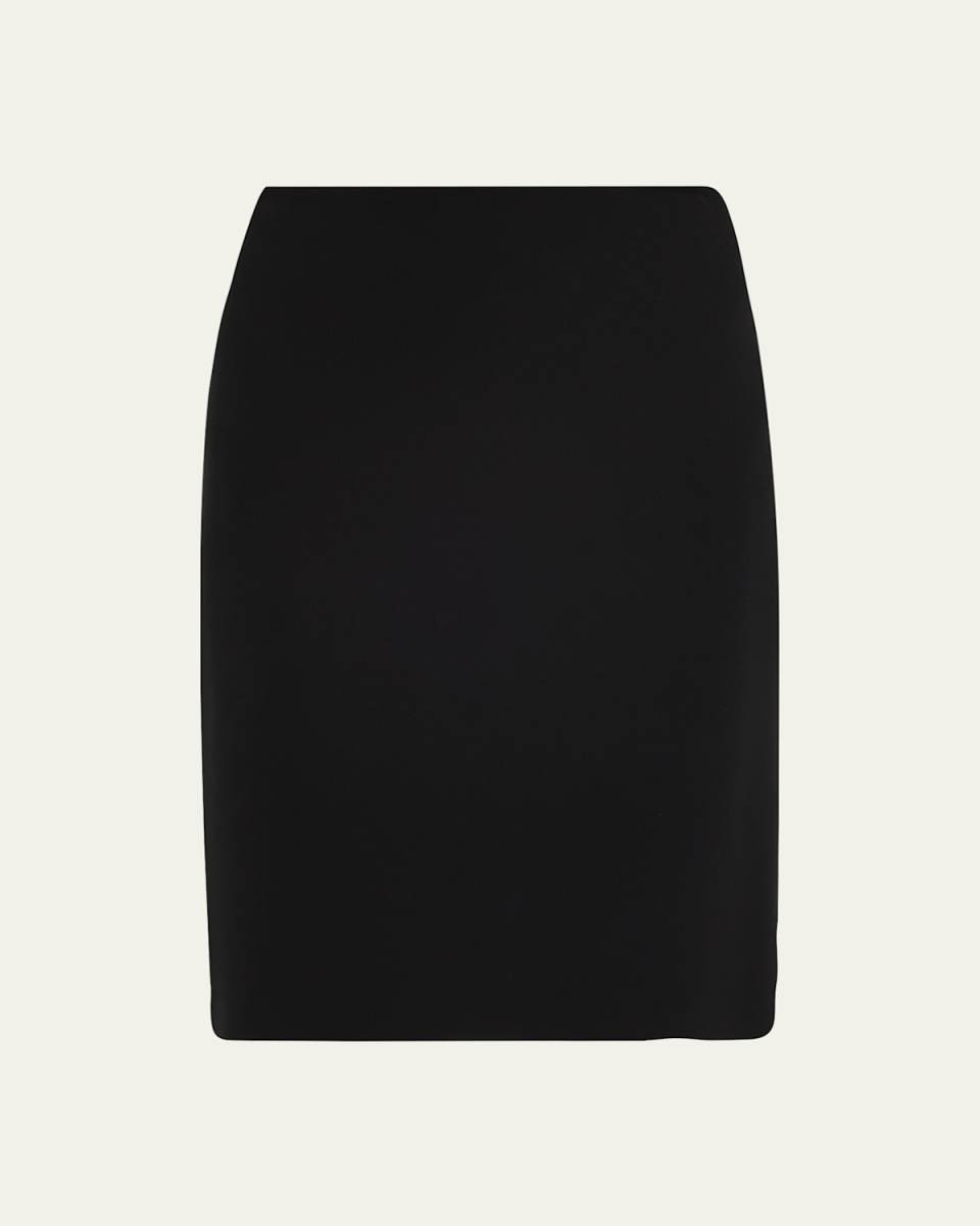 Silk Cady Pencil Skirt