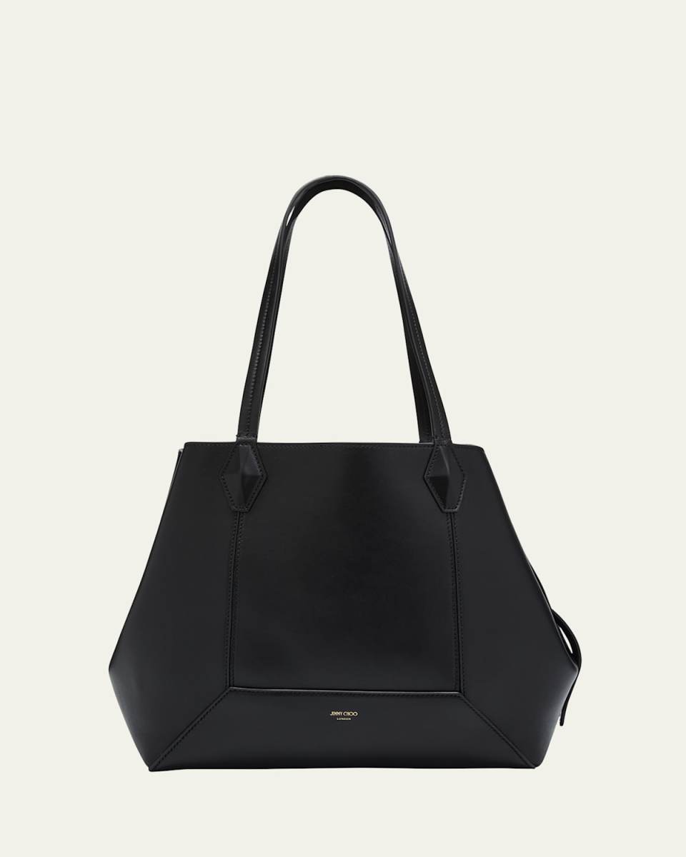 Medium Diamond Leather Tote Bag