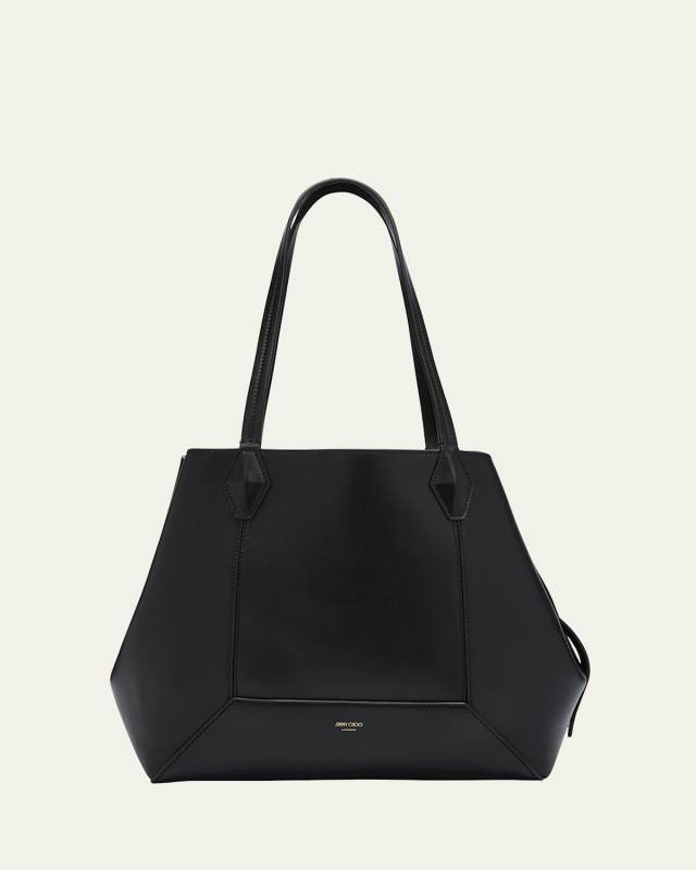 Medium Diamond Leather Tote Bag