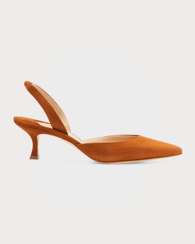 Carolyne Kitten-Heel Halter Pumps