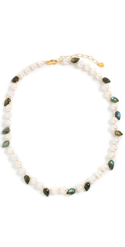 Chan Luu Willa Necklace White Pearl Mix Pearl Mix