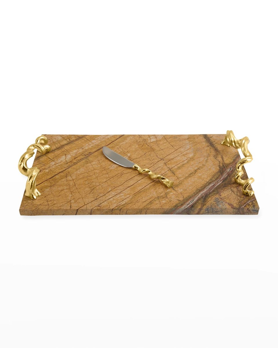 Vine Cheese Board with Knife