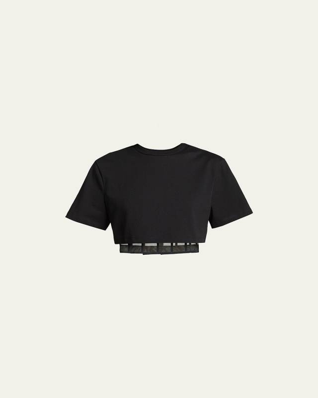 Corset Cropped T-Shirt