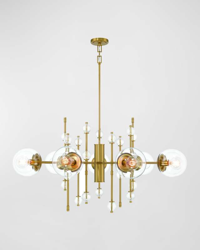 Traiton 9-Light Chandelier