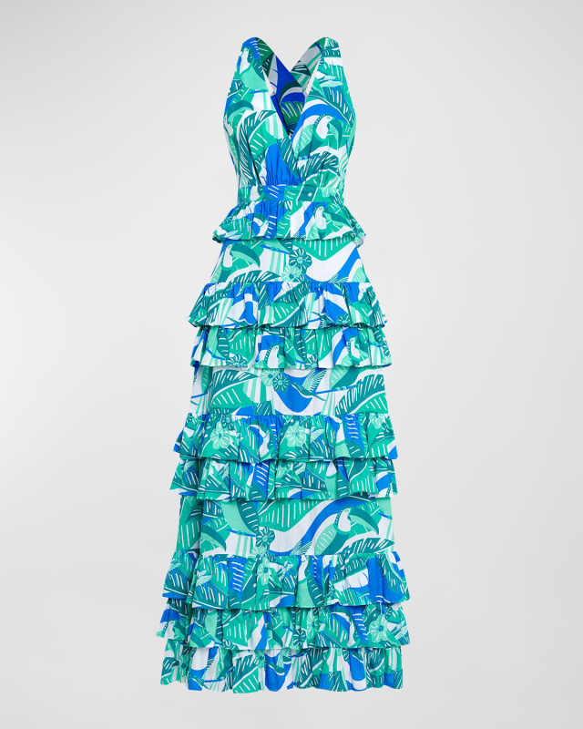 Blue Lagoon Delphine Maxi Dress