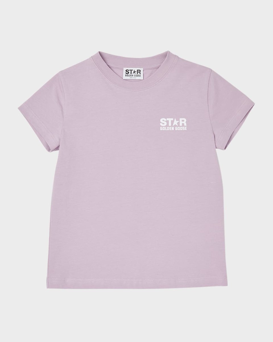 Girl's Embellished Logo-Print T-Shirt, Size 4-10