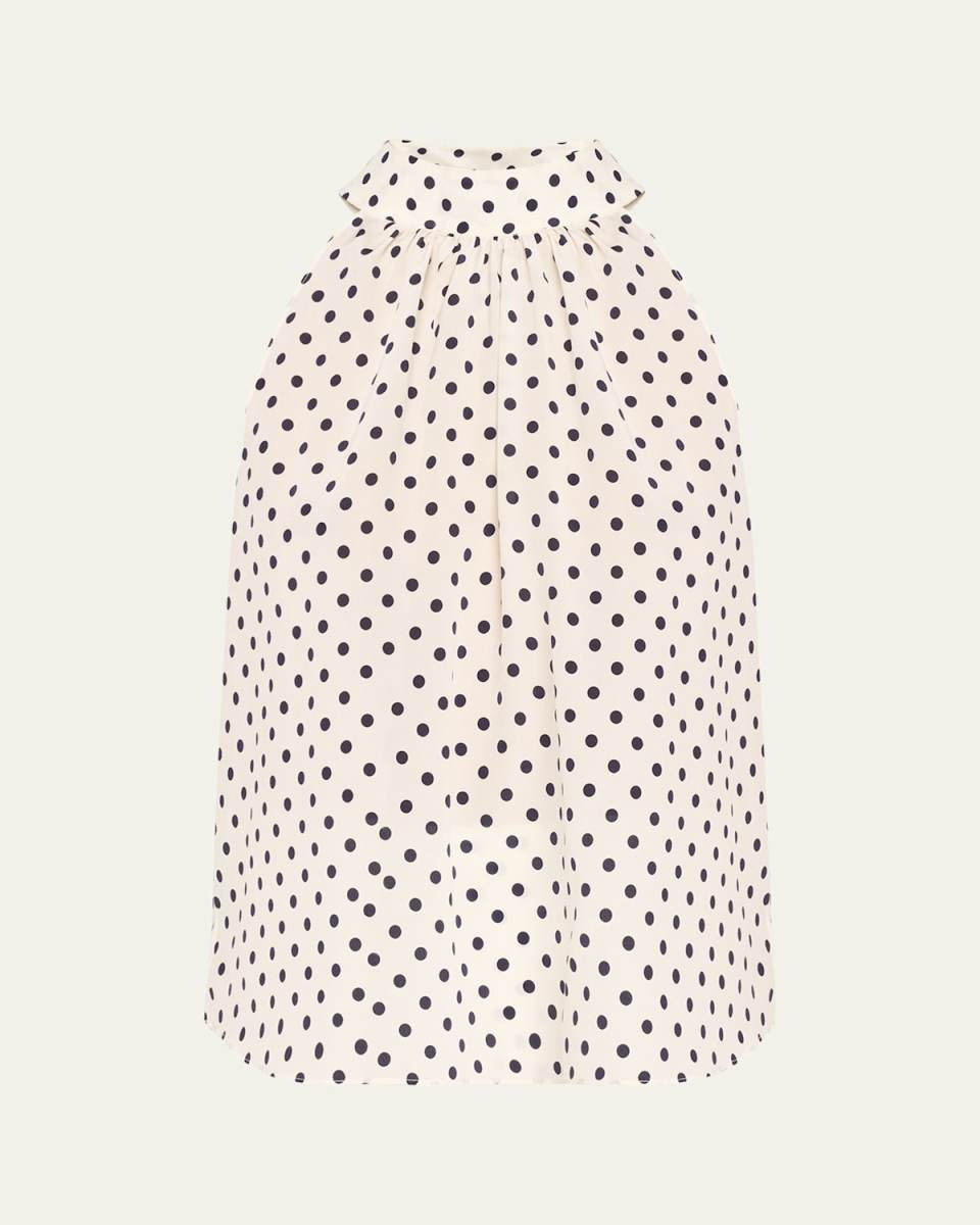 Kovi Polka Dot Halter Top