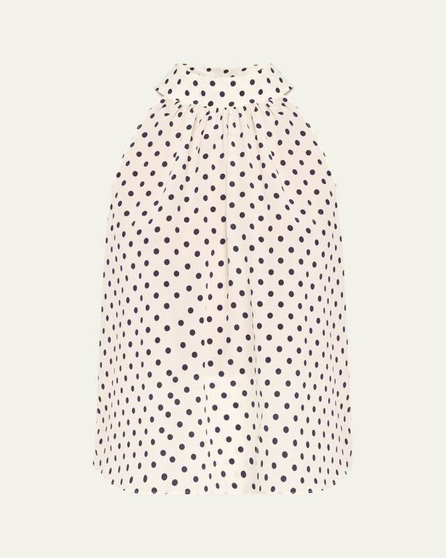 Kovi Polka Dot Halter Top