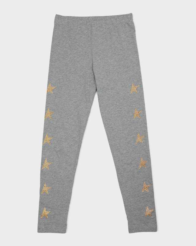 Girl's Embellished Star Leggings, Size 4-10