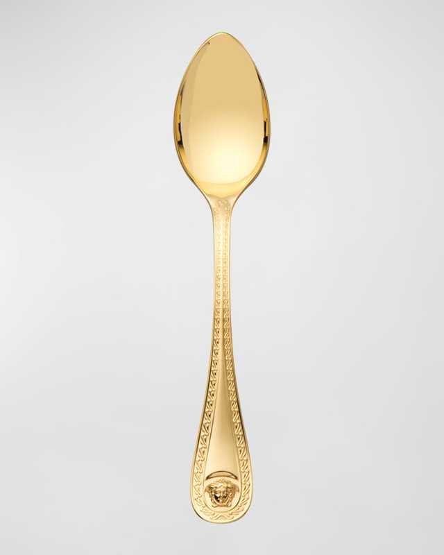Medusa Gold-Plated Teaspoon