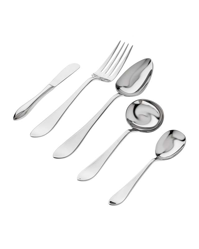 5-Piece Contorno Hostess Flatware Set