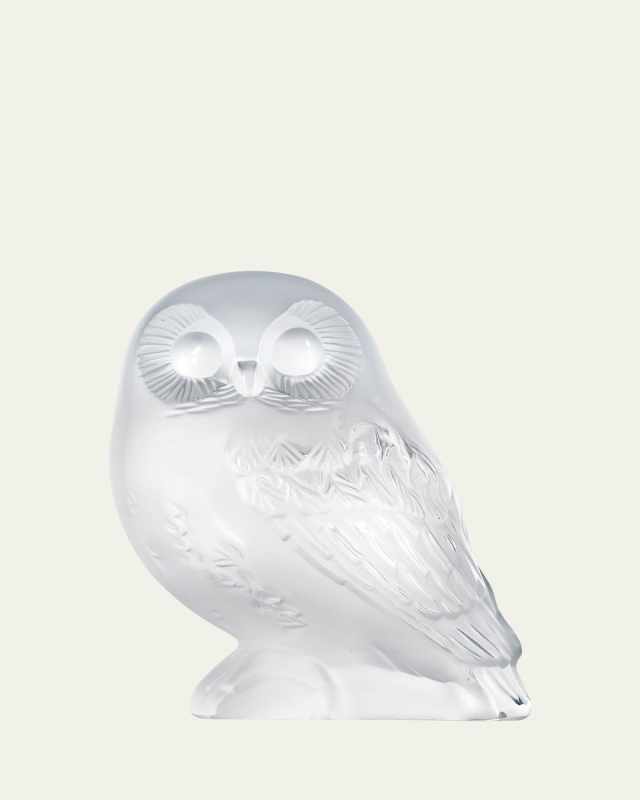 "Shivers" Crystal Owl Figure