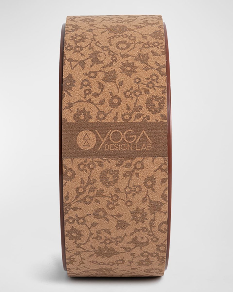Yoga Wheel Cork Floral Batik