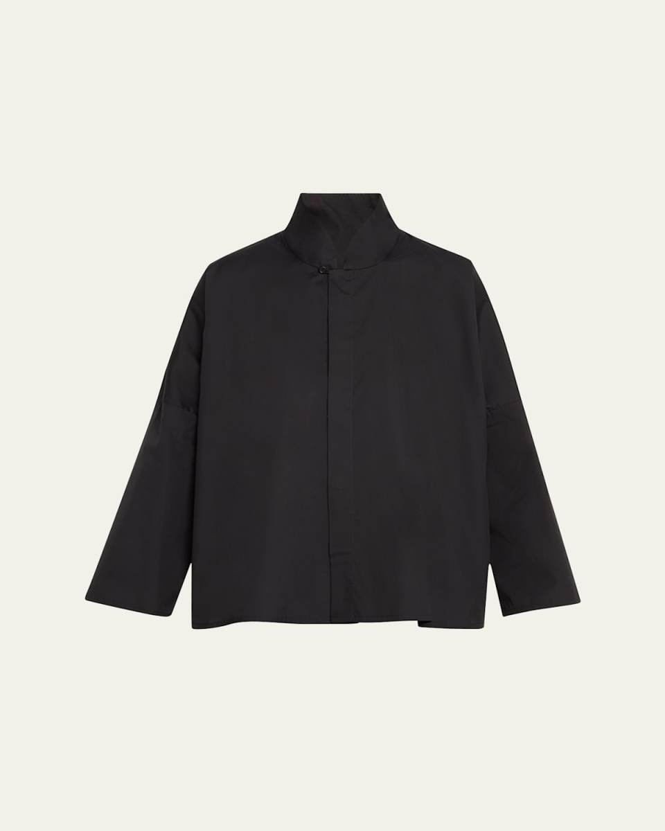 Chinese Imperial Shirt with Chinese Collar (Mid Plus Length)