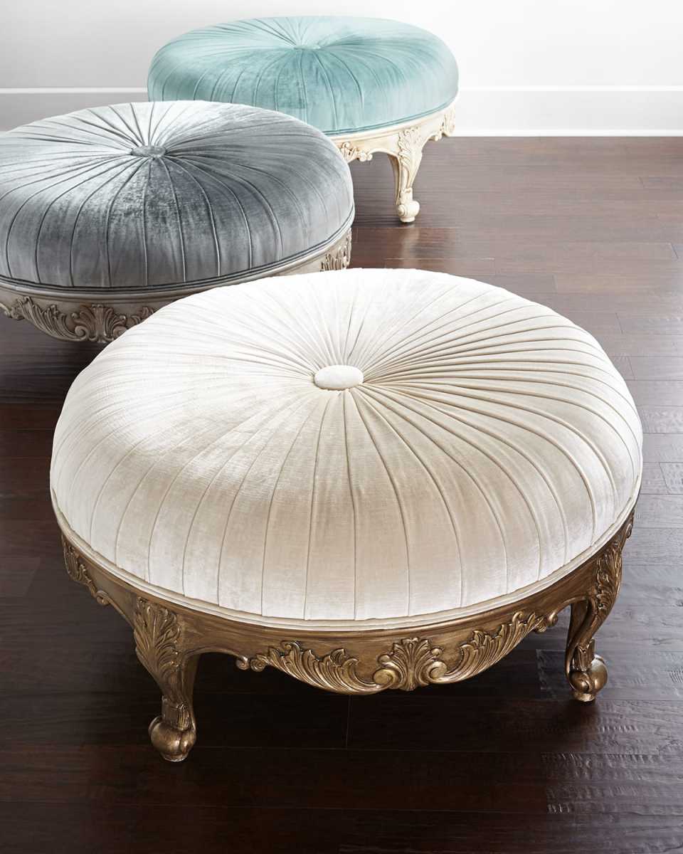 Scala Light Round Ottoman