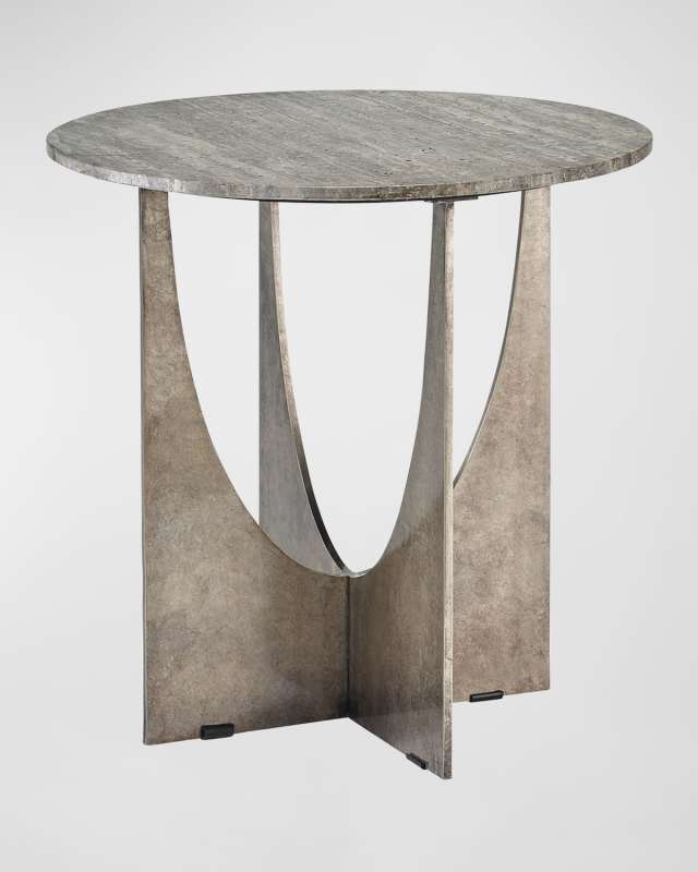 Op Art End Table