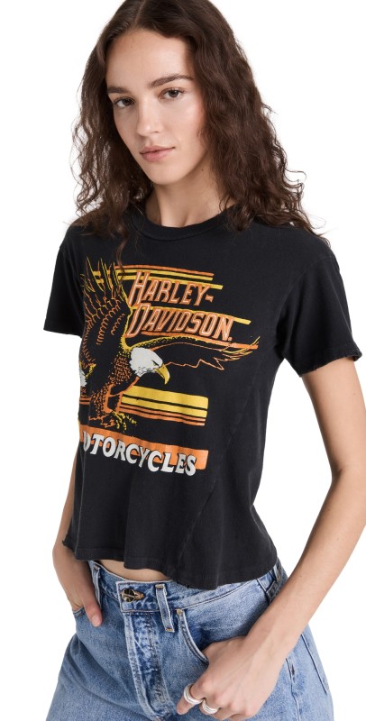MADEWORN ROCK Harley Tee Coal