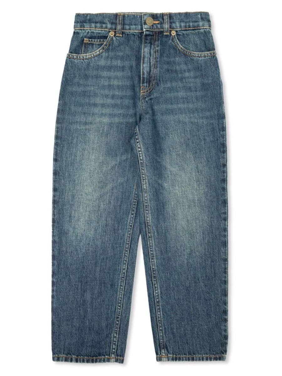 straight-leg jeans