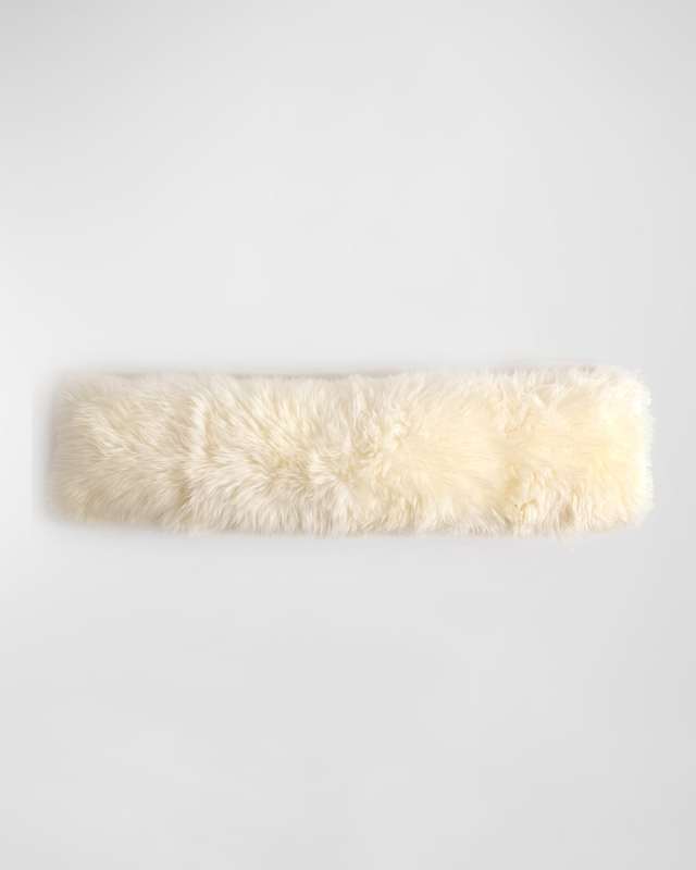 Lalo Sheepskin Lumbar Throw Pillow, 12" x 48"