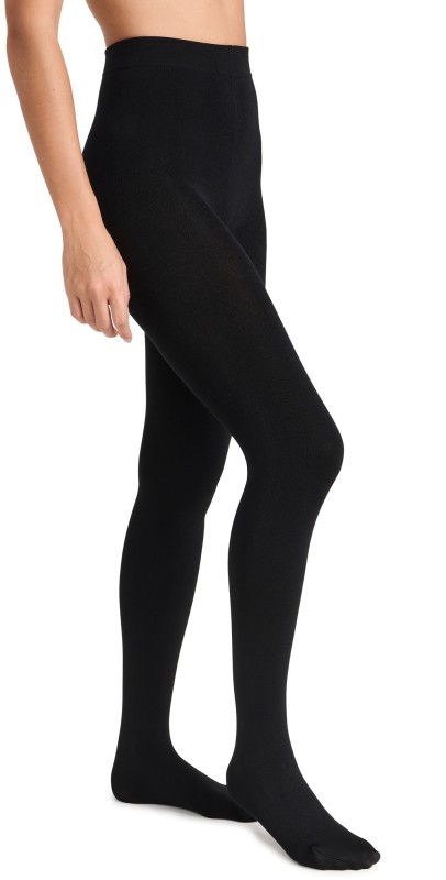 Stems Fleece Lined Tights 300 Denier Black