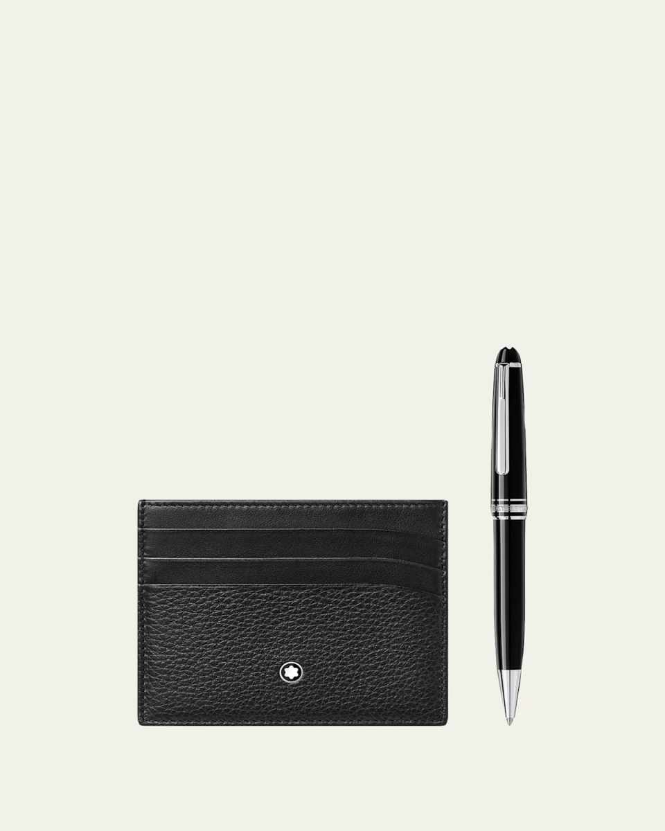 Men's Set with Meisterstück Classique Ballpoint Pen & Wallet 6CC