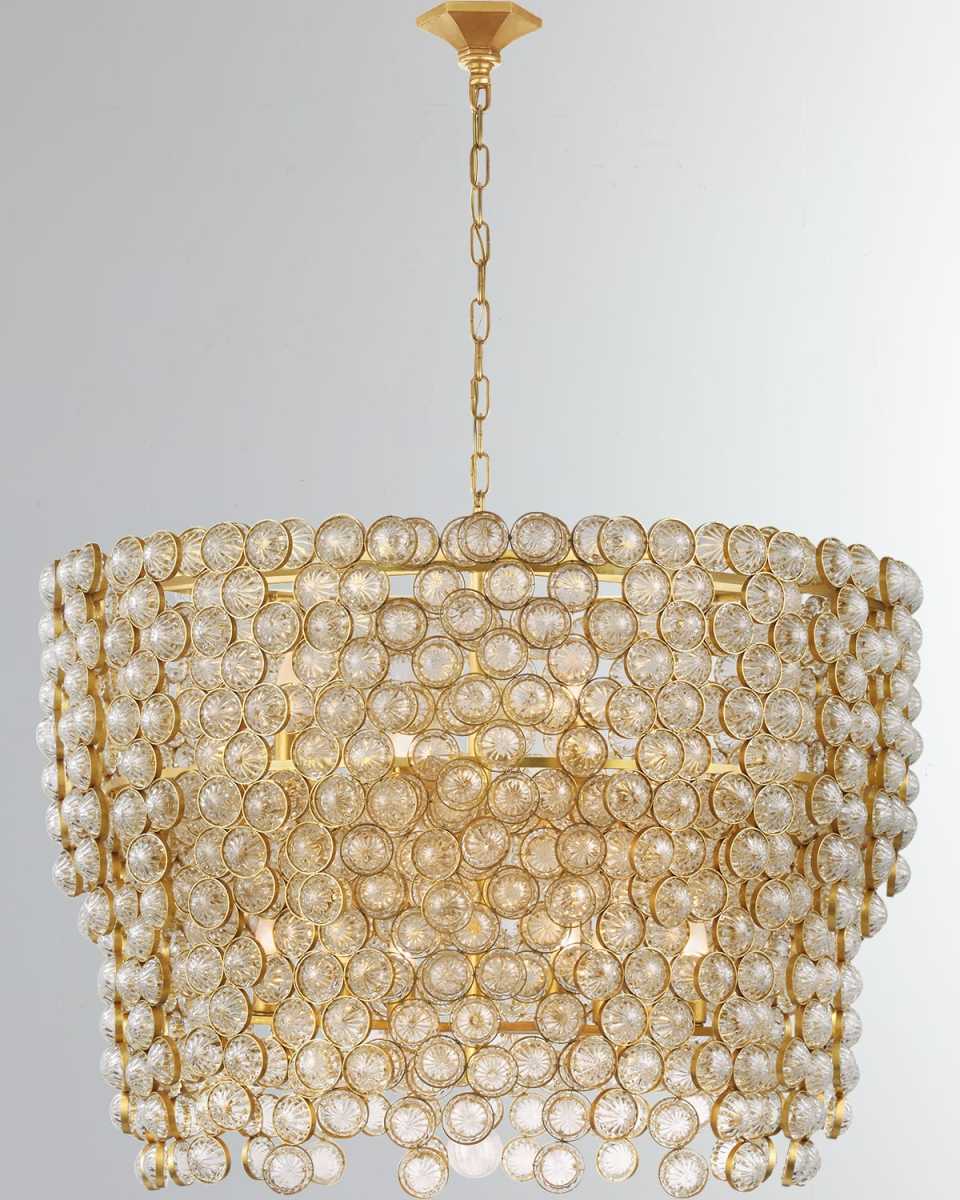 Milazzo Large Waterfall Chandelier By Julie Neill