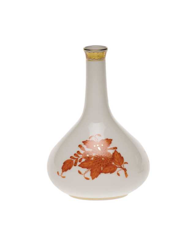 Chinese Bouquet Rust Medium Bud Vase