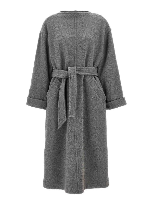 MM6 Maison Margiela Robe Au Genou - Gris