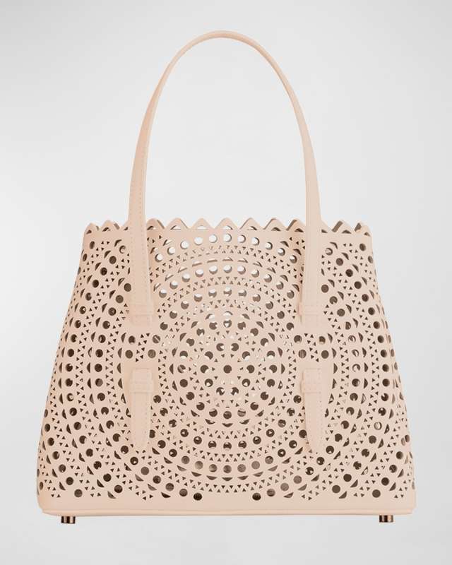 Mina 25 Tote Bag in Vienne Perforated Leather